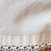 54x50 Heavy Broadcloth Tablecloth with Embroidered Floral #44