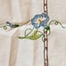 54x50 Heavy Broadcloth Tablecloth with Embroidered Floral #44
