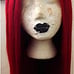 Red lace front wig..