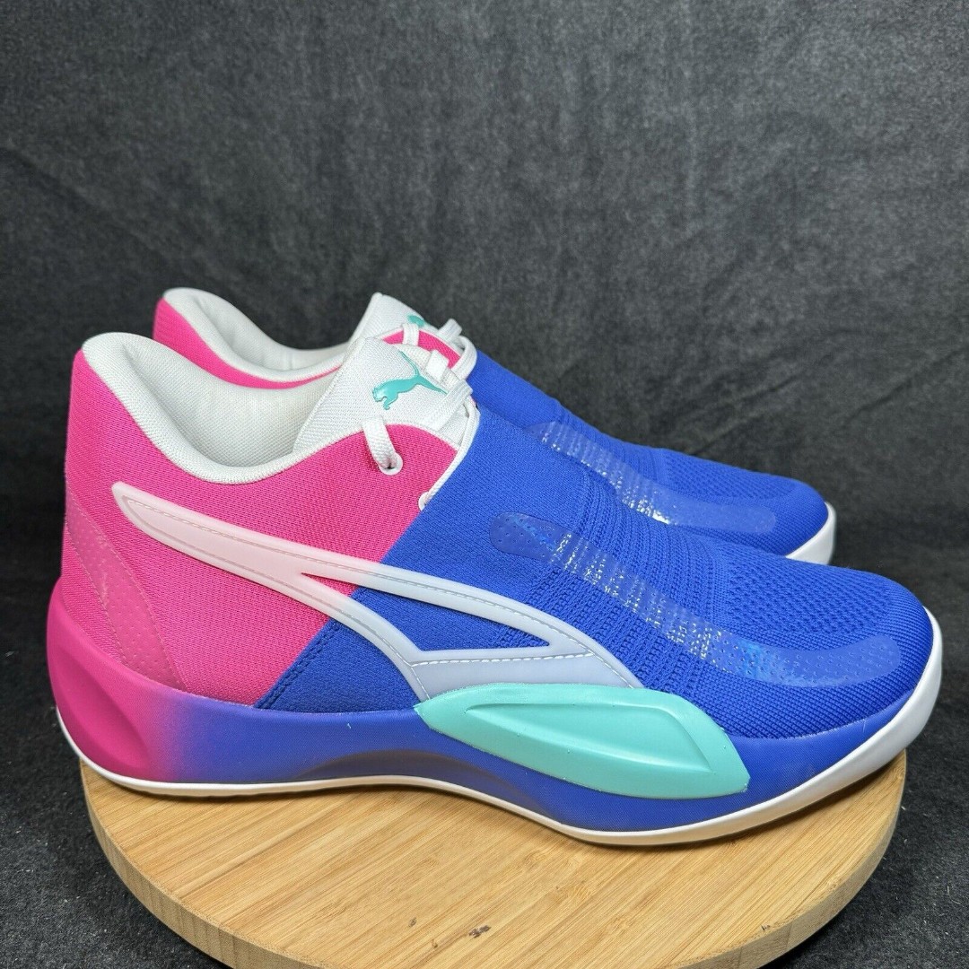 Puma Rise Nitro Fadeaway 378278-01 Mens 14 Athletic Basketball Shoes SAMPLE NEW