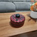 Decorative handmade boho african leather storage box