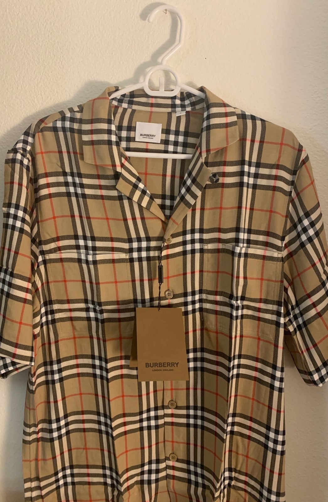 Burberry Vintage Check Twil Shirt Size S