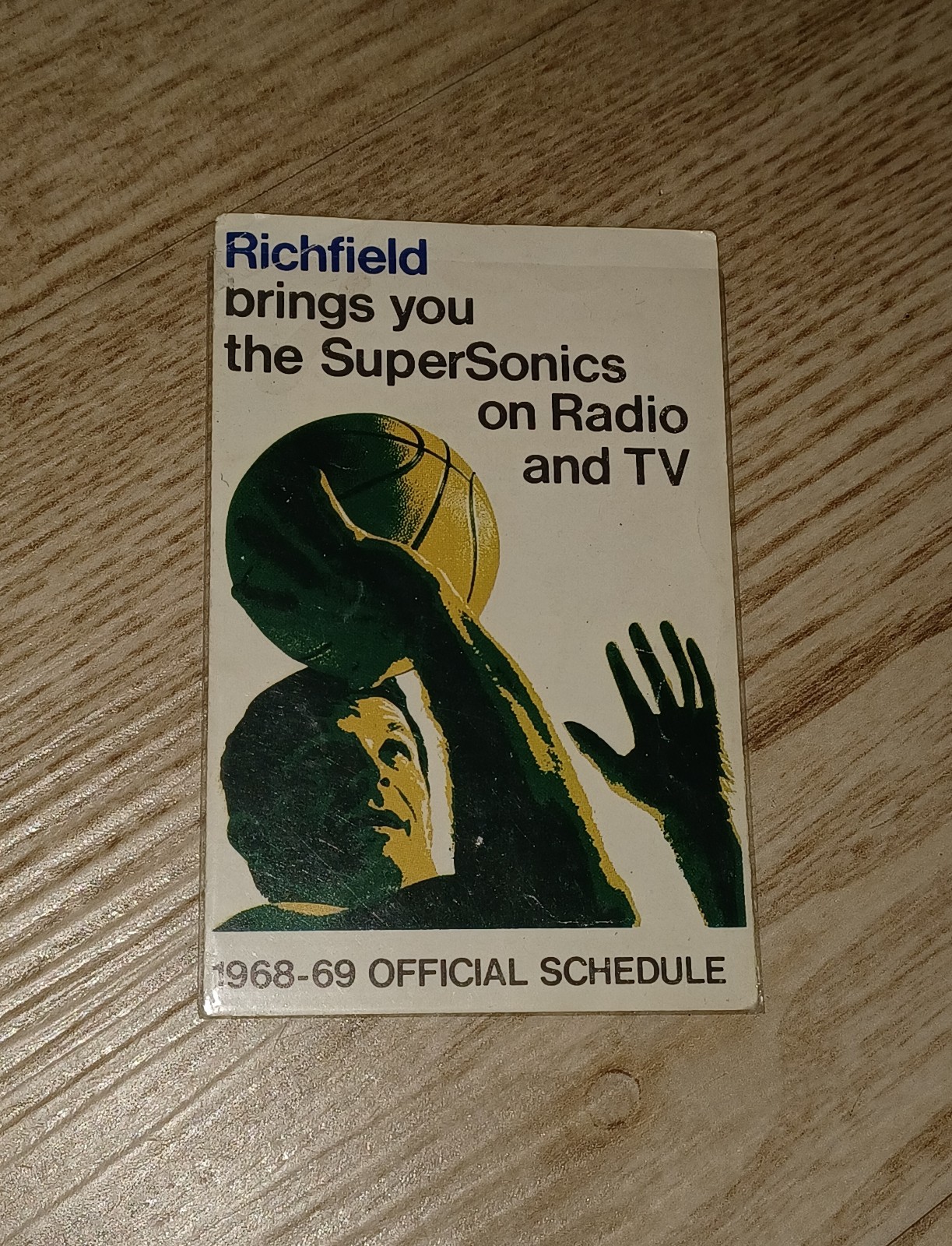 SONICS Schedule - 1968