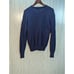 Vintage Polo Ralph Lauren Mens Knit V Neck Blue Green Striped Sweater Medium