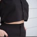 Kate Spade black crepe tie waist v-neck romper with pockets size XS