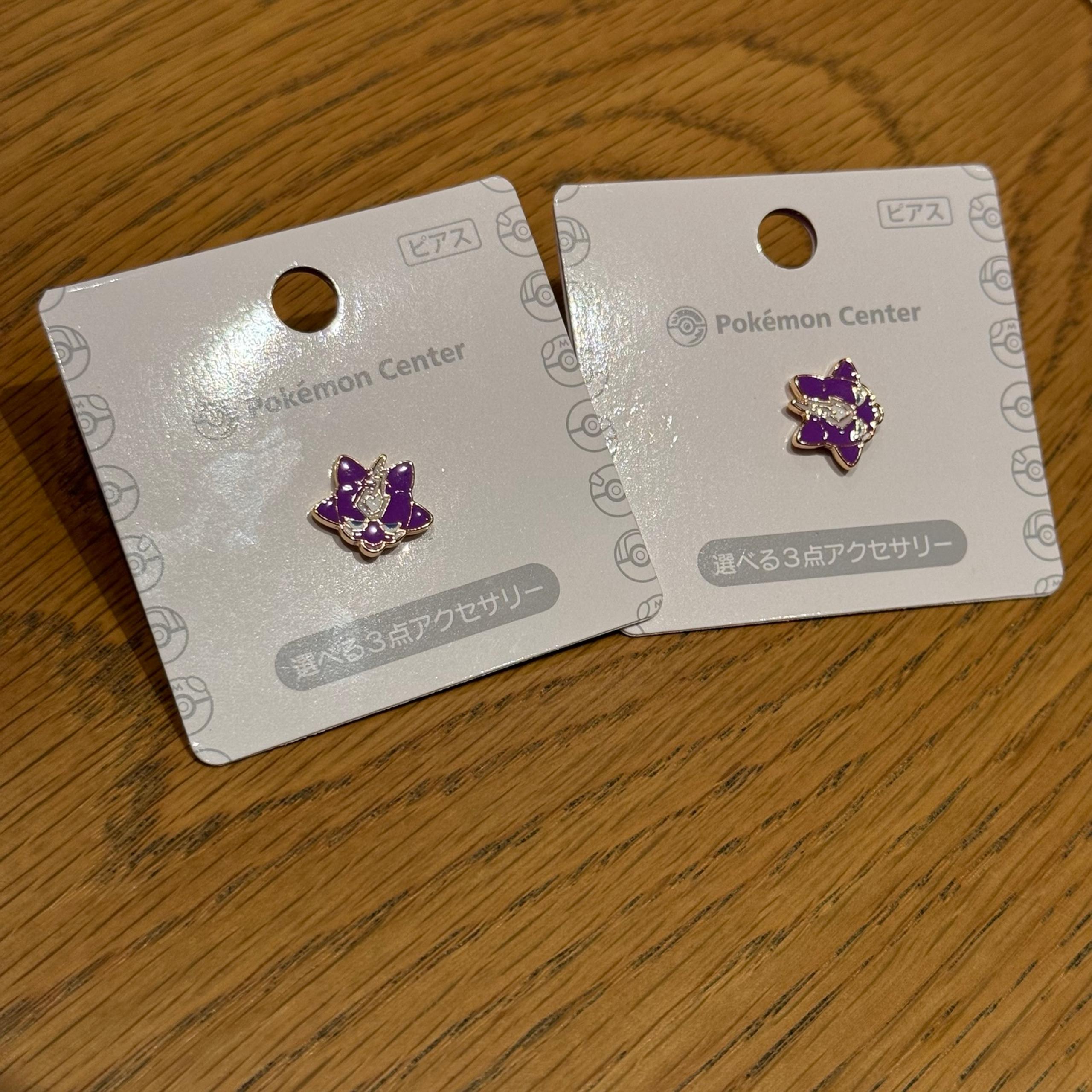 Pokemon Center Japan Face Earrings toxel