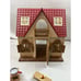 Calico Critters Red Roof Cozy Cottage Starter Home Play Set Figures, Accessories