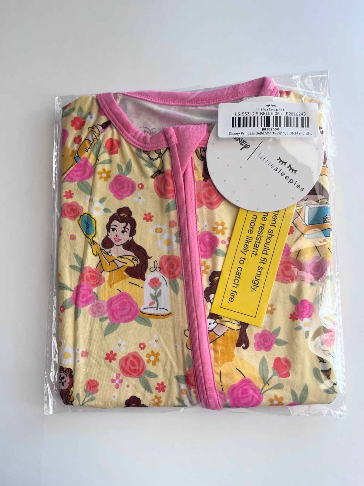 Little Sleepies 18-24 Disney Belle Shorty