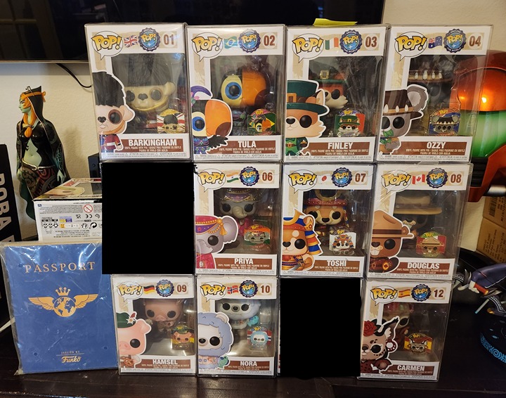 PoP Around the World 11/12 Funko PoP Bundle with Passport