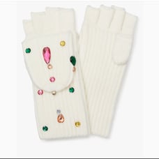Kate Spade Bejeweled Mittens - Never Worn, too pretty