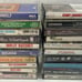 Classic Rock Cassette Tape Lot Of 20 Tape + Cassette Carrying Case