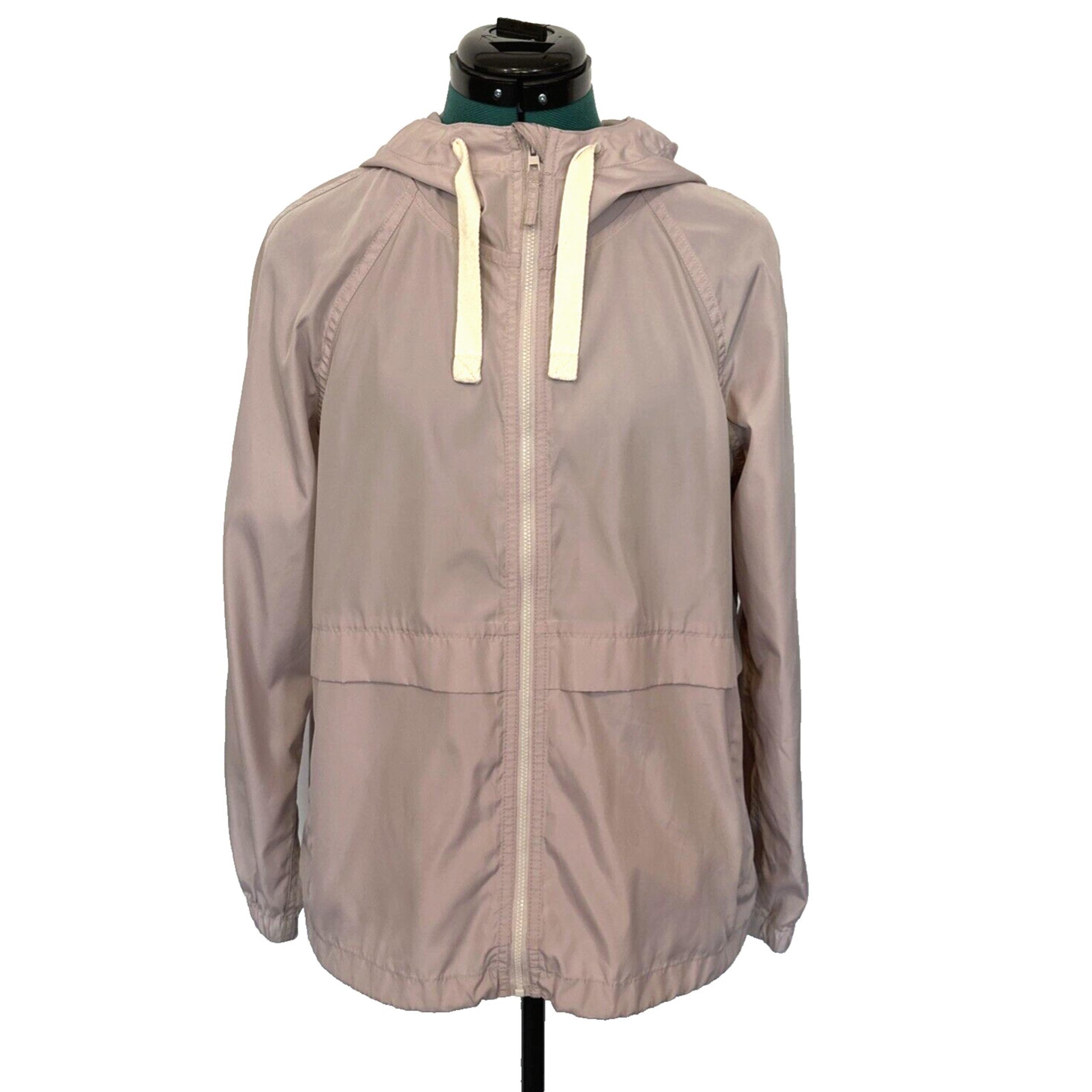 Madewell Women's Raincheck Self Packable Raincoat Size Small Light Purple Pink