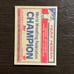 1985 Topps Titan Sports WWF HULK HOGAN Rookie RC Card #16 Blue Background NICE!