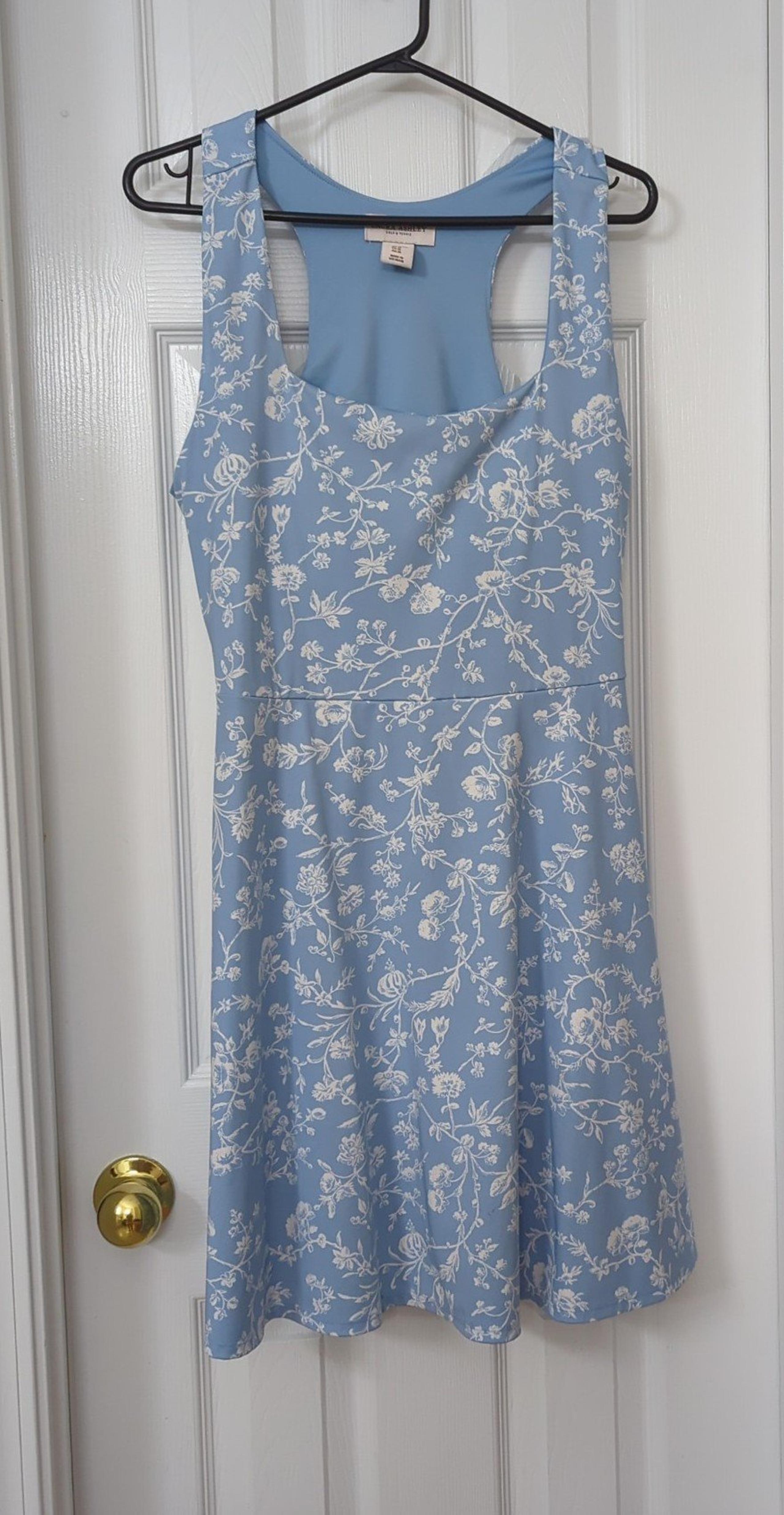 Blue/White Women's Laura Ashley Golf & Tennis Active Dress Size XL