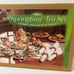 Vintage 1999 Mercuries Springtime Tea Set Ceramic Bunny Tea Party NIB RARE