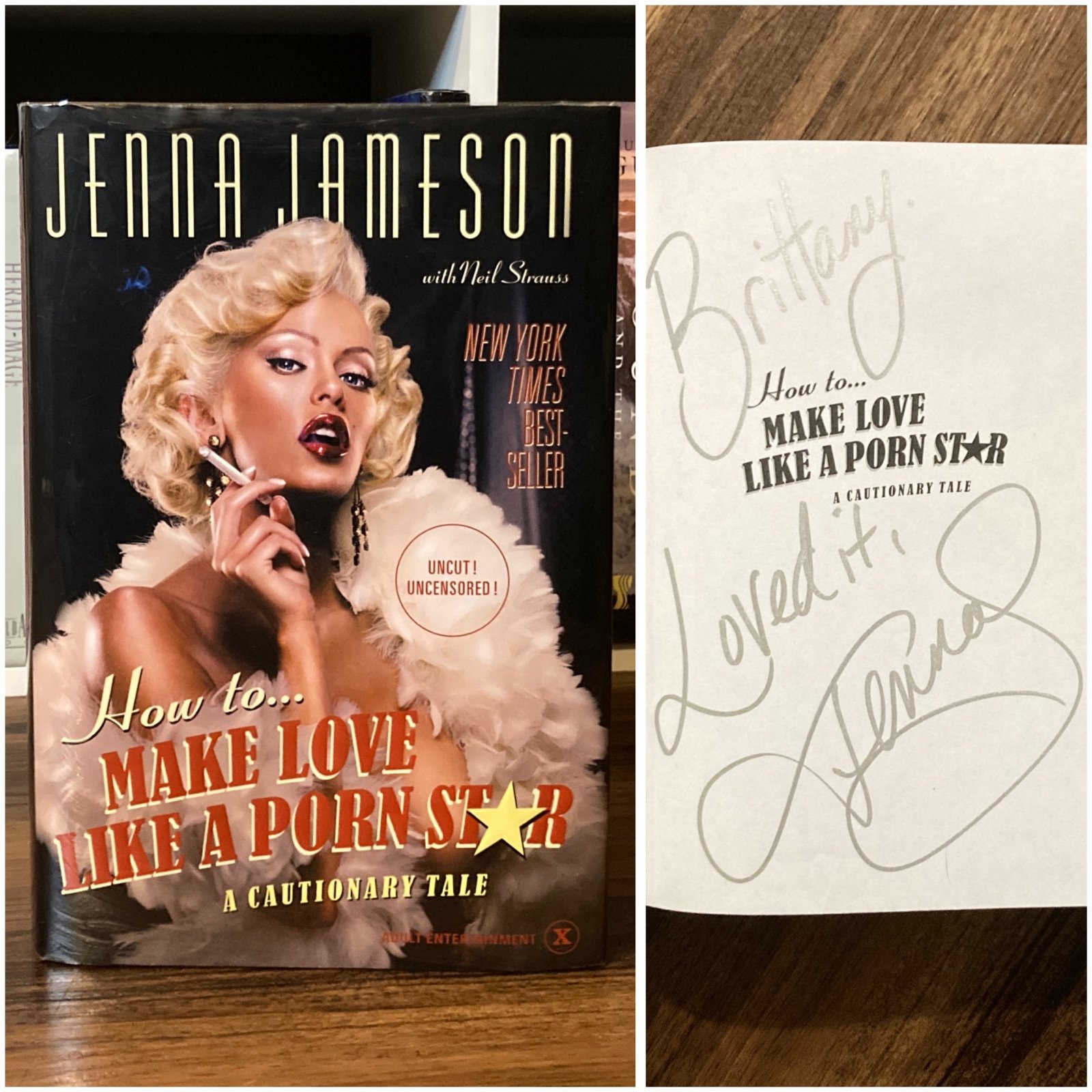 *Signed* How To Make Love Like A P*rn Star - Jenna Jameson (HarperCollins, 2004)