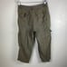 Joie Olive 100% Linen Cargo Wide leg pants women’s size 10