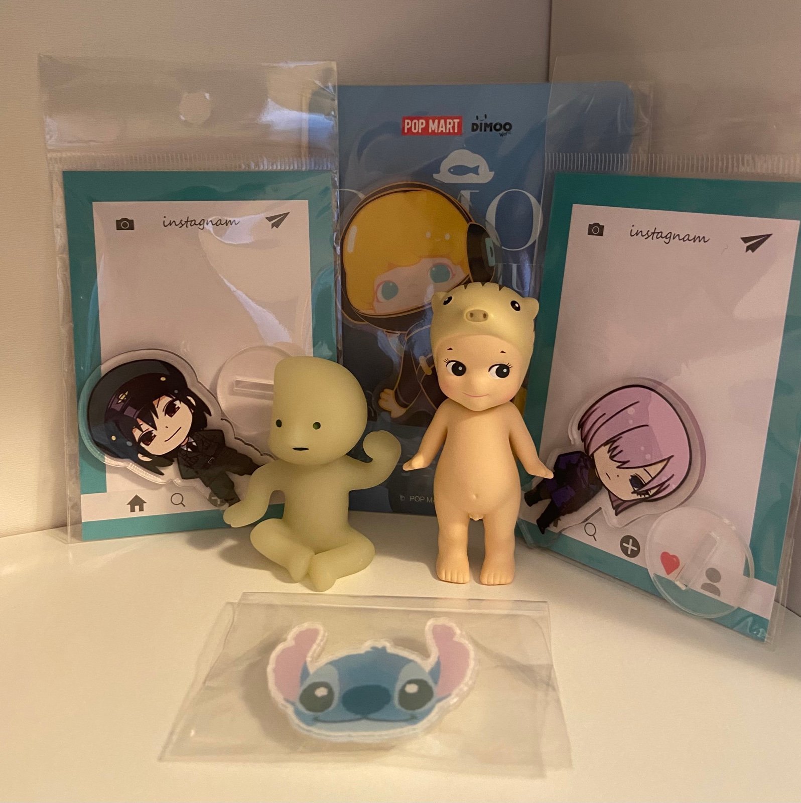 Crescent Moon Smiski - Smiski Bed Series [SECRET] + Freebies