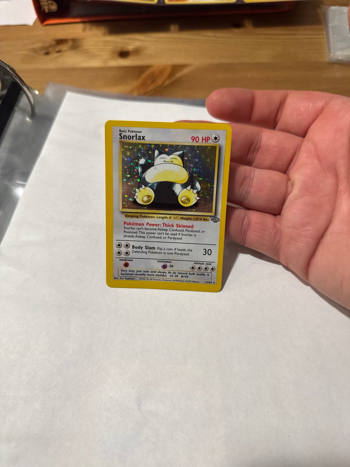 Snorlax 11/64 holo