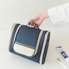 Large Capacity Hanging Travel Toiletry Zipper Cosmetic Makeup Bag