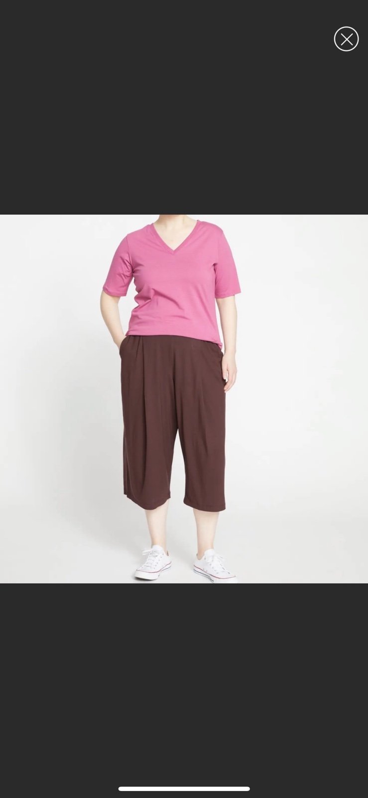 Universal Standard Casual Culottes Pants in Brûlée NWT Size Large / 3X