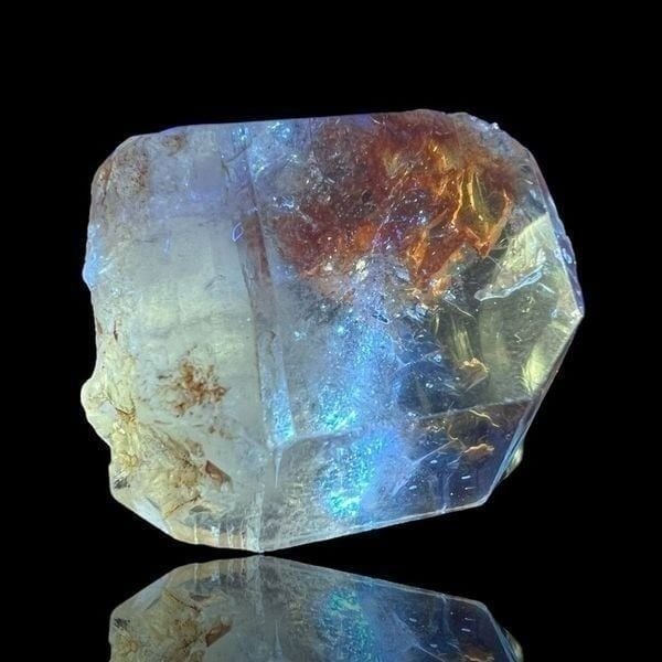 Petroleum Quartz Freeform with UV Reaction