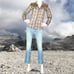 Vintage Western Cowboy Cowgirl Rodeo Southwestern West Cal 45 Snap Top Shirt M