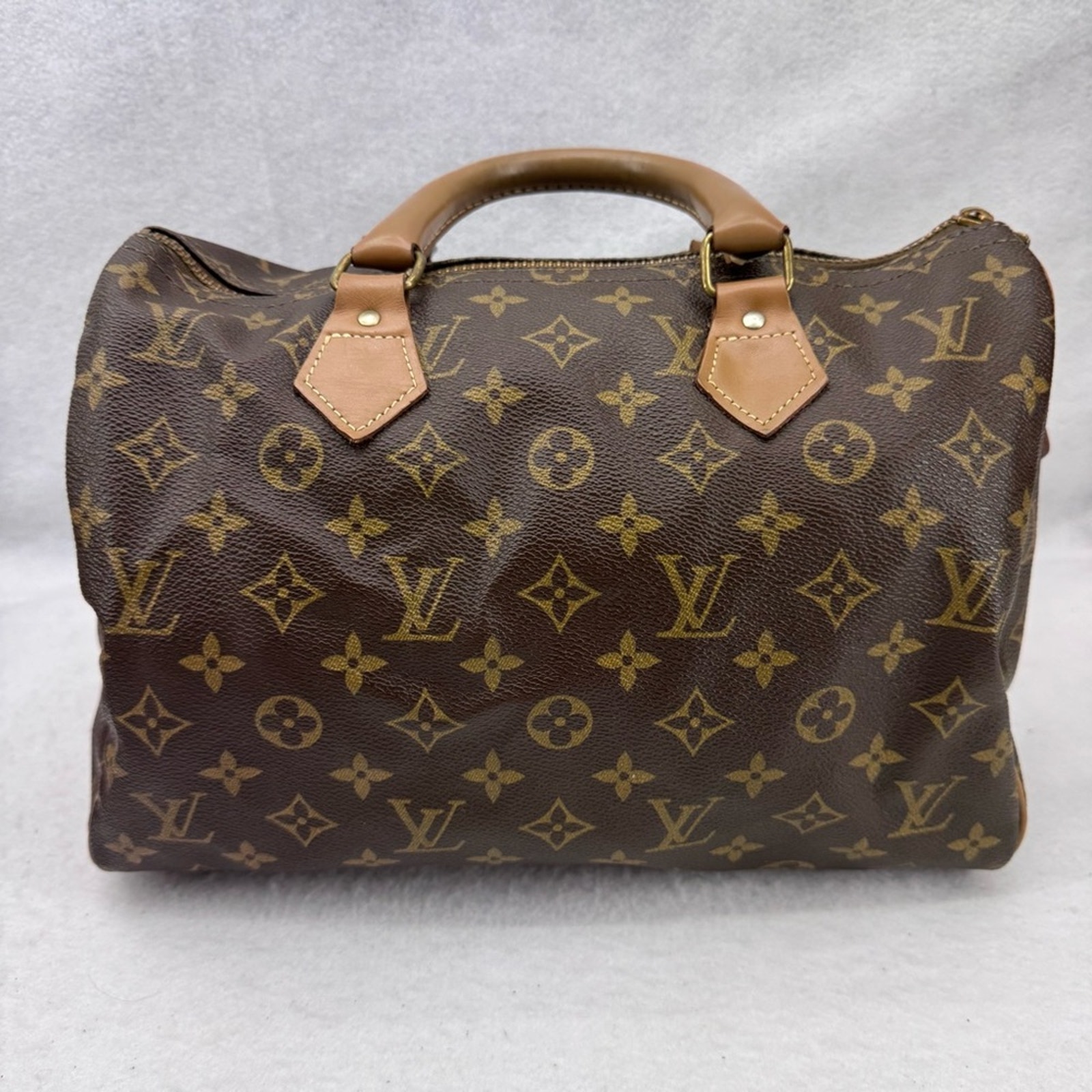 EUC AUTHENTIC Vintage Louis Vuitton Monogram Top Handle Handbag Leather Canvas