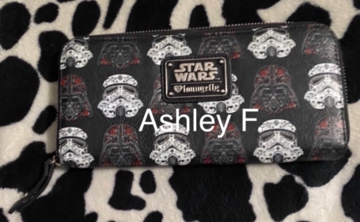 Star Wars Vader stormtrooper floral sugar skull loungefly wallet