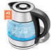 1.2L Electric Tea Kettle w/ Removable Lid - Stainless Steel, New