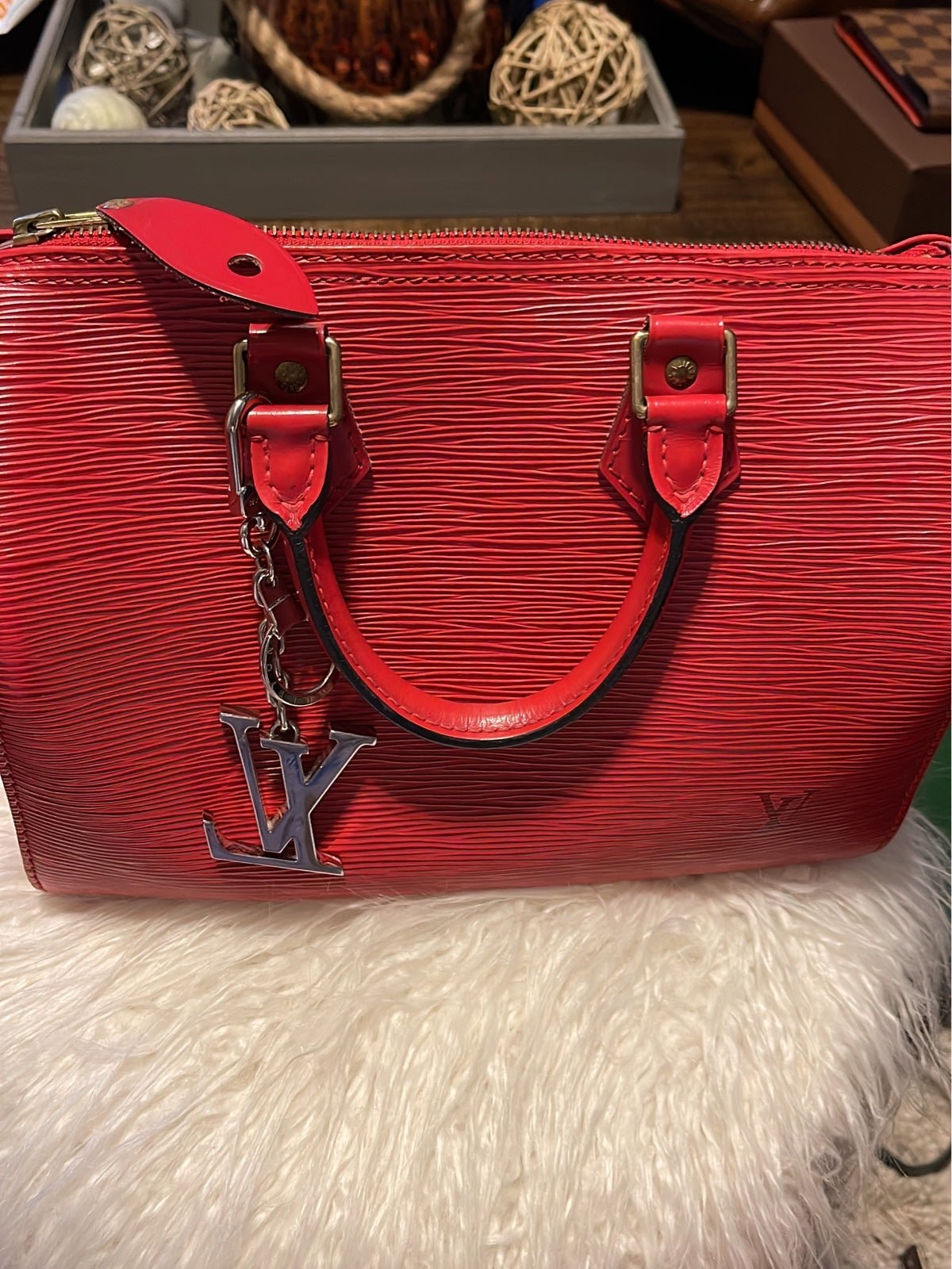 Louis Vuitton Speedy 35 Red