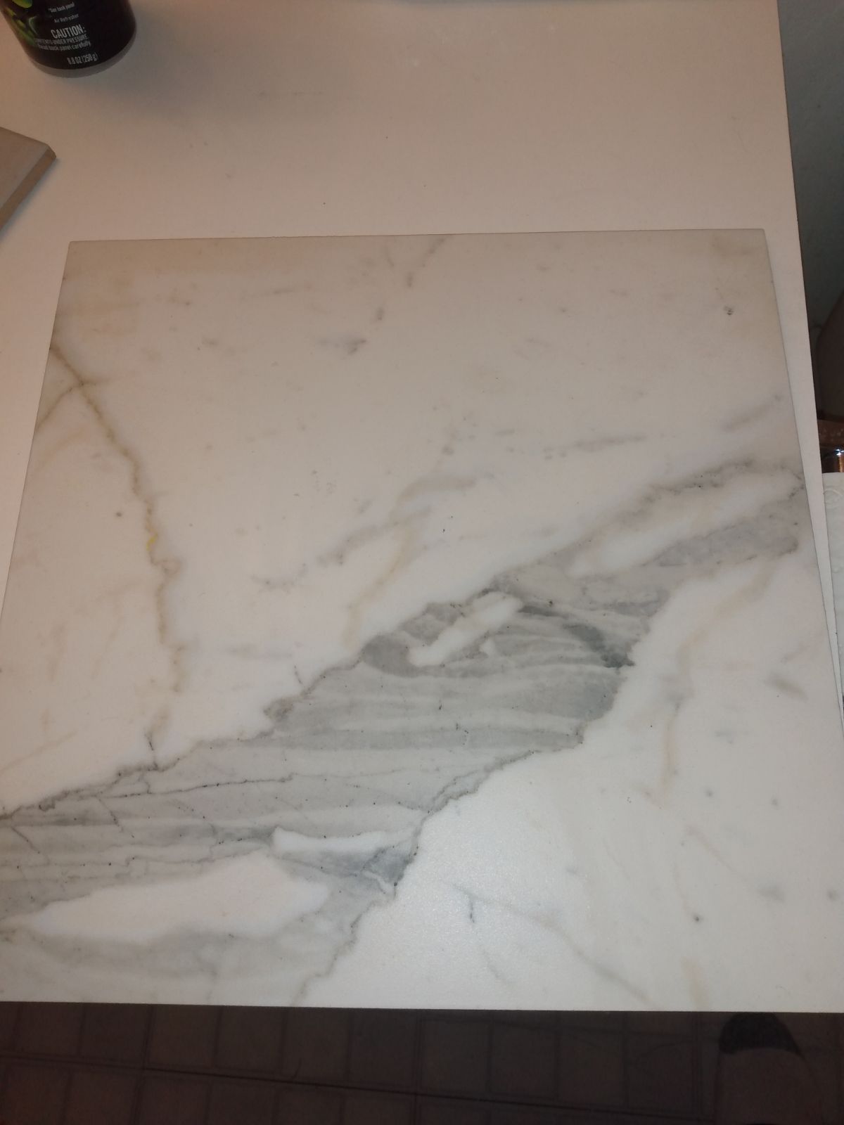 30 Square feet of Marble Flooring Tile and 52 pieces of Backsplash Tile