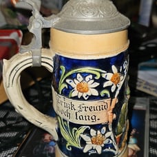 Authentic German beer Stein