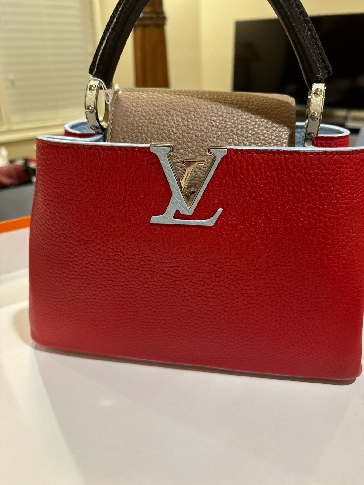 Louis Vuitton Taurillon Capucines BB Multicolor