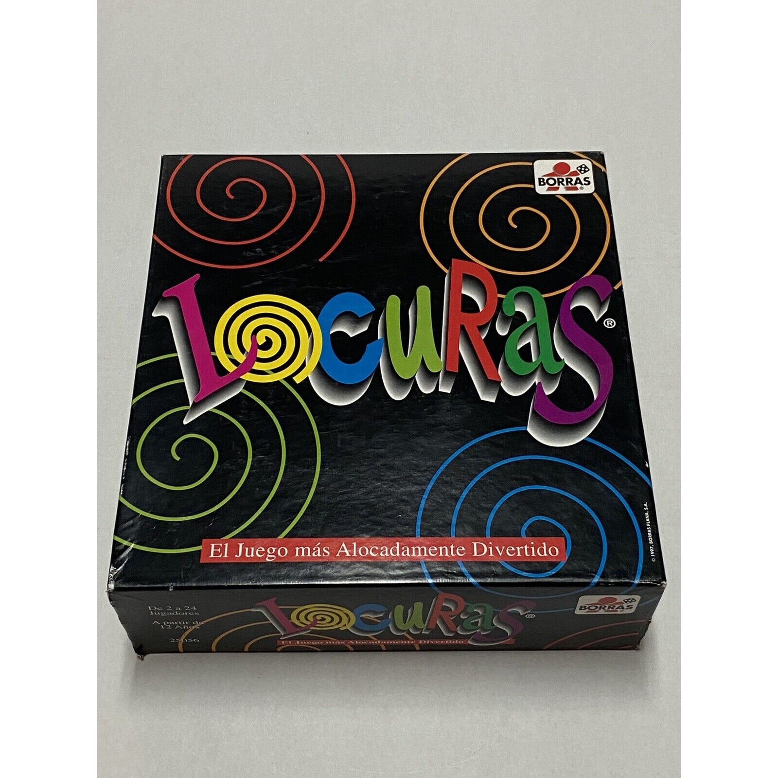 Vintage 1997 Spanish Latin Board Game Full Set LOCURAS Borras (RARE) Open Box