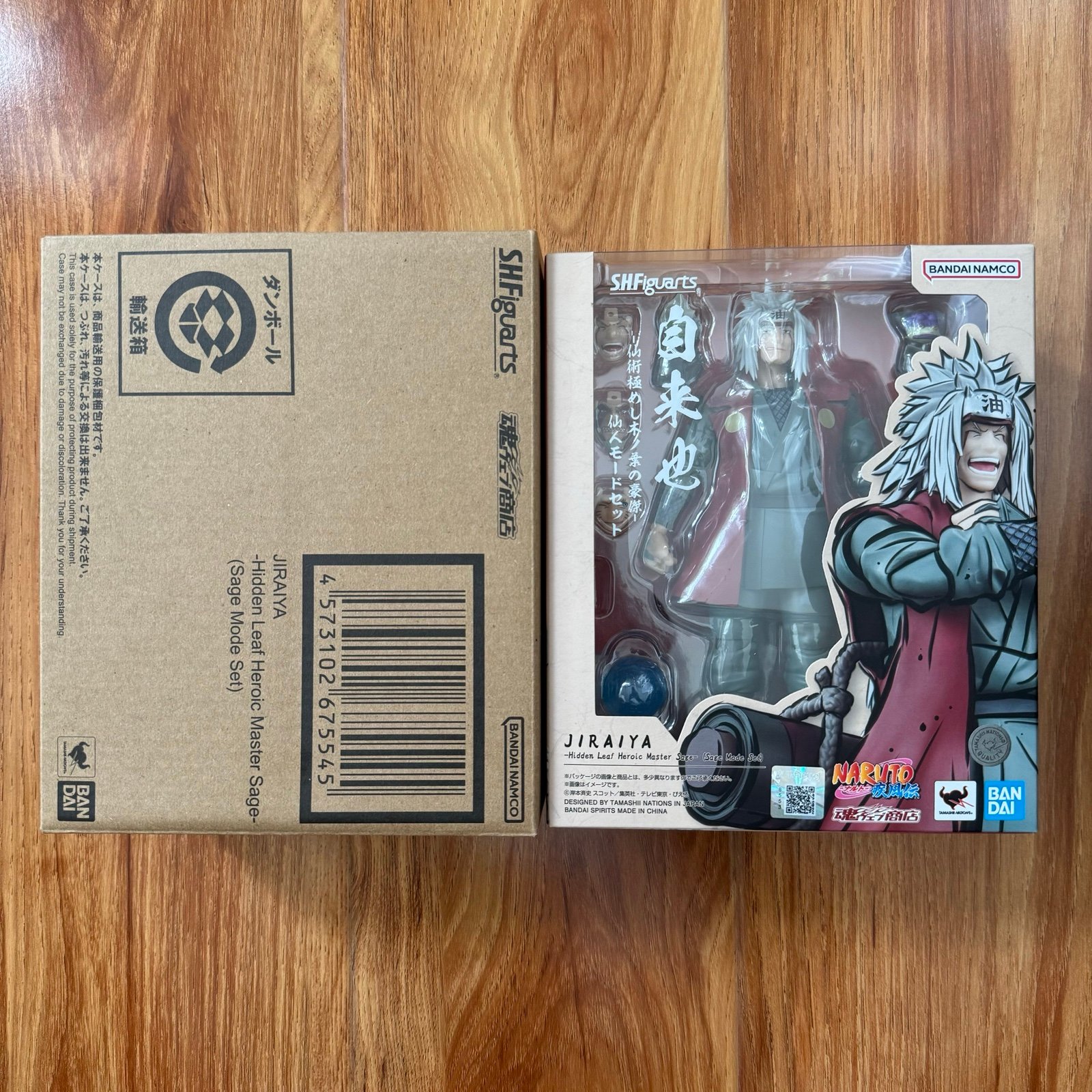 Bandai S.H.Figuarts Jiraiya Hidden Leaf Heroic Master Sage Mode Naruto USA NEW