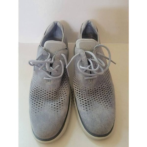 Cole Haan 2 Zero Grand Men's Gray Suede Oxford Shoes Size 10