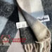 Acne Studios Mohair Check Scarf Blue/Black