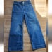 Anthropologie Colette Denim Crop Wide Leg Pants Maeve Blue Indigo Size 30