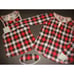 Victoria's Secret M SHIRT+TANK+PANTS+sleep mask PLAID red black gray PJ thermal