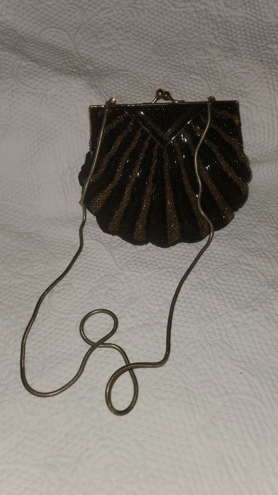Vintage beaded shoulder bag