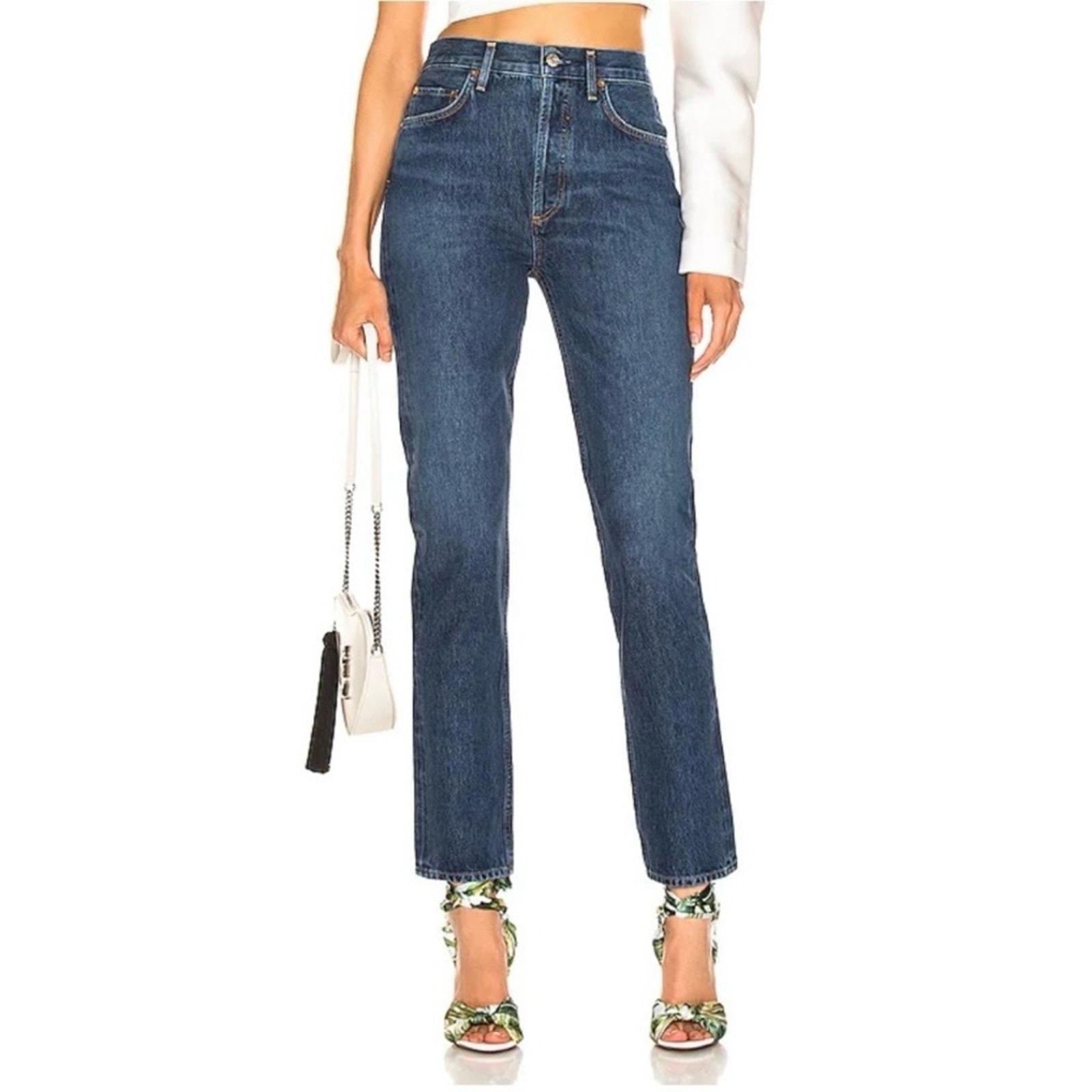 Agolde Remy High Rise Straight Jeans Wink