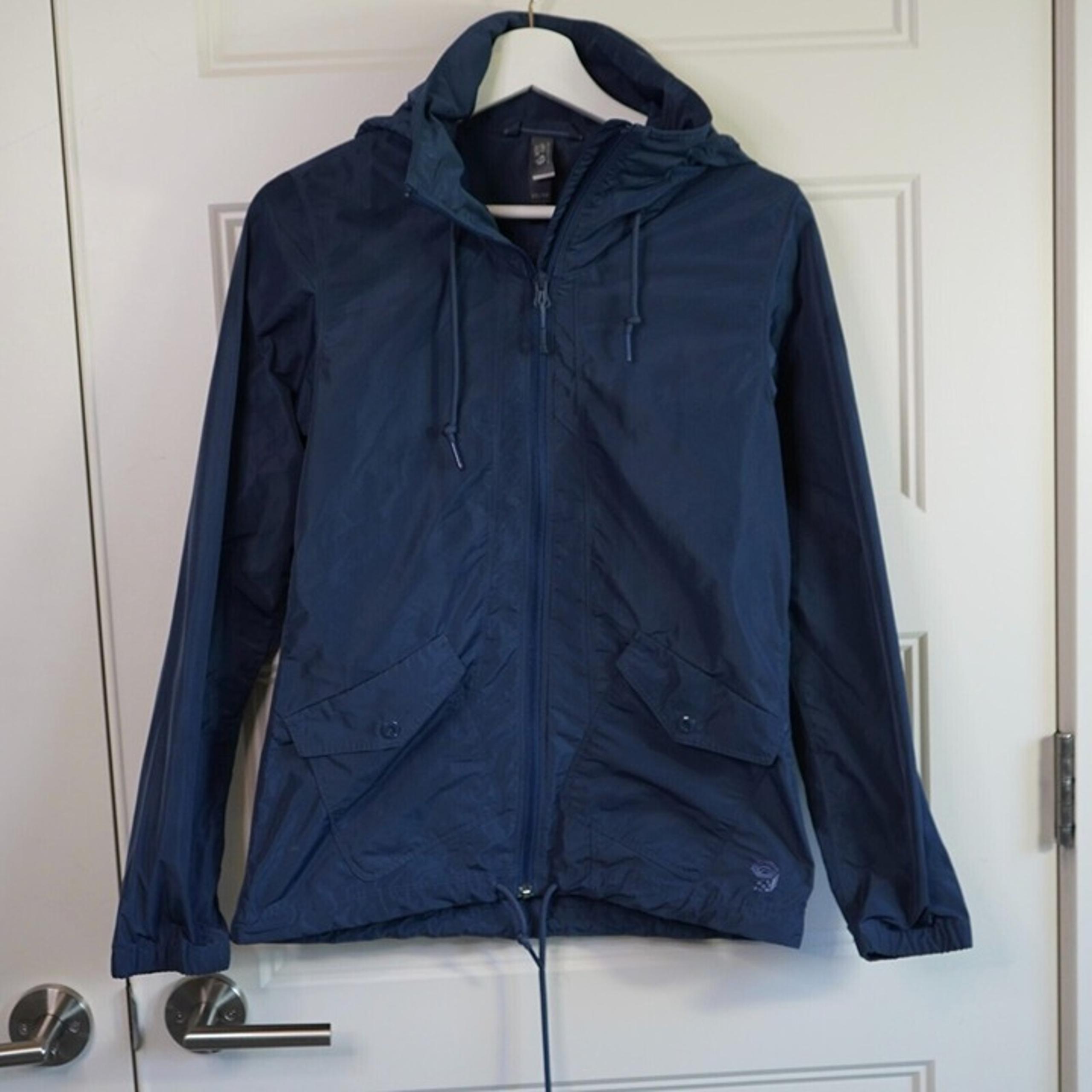 Mountain Hardwear Jacket Womens XSmall Blue Urbanite II Full Zip Stowaway Hood