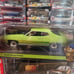 1971 Ford Torino Cobra Grabber Lime Green with Matt Black Hood and Stripes Clas