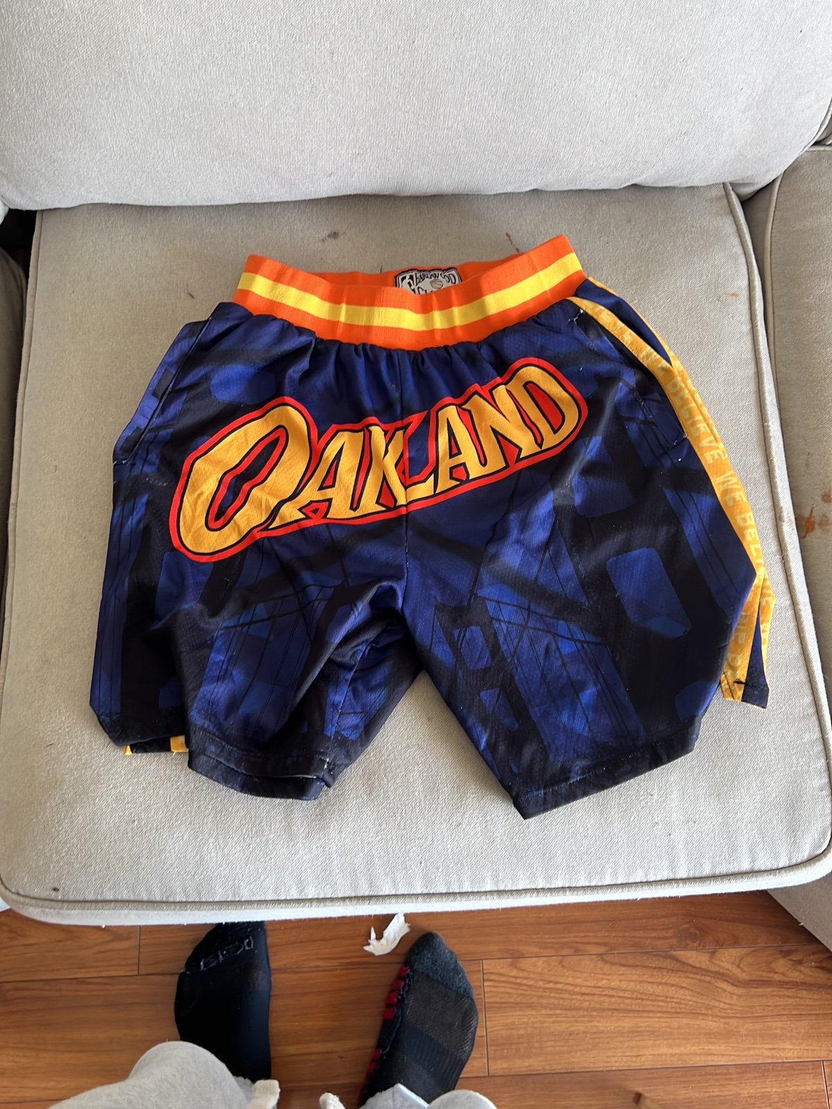 NBA Oakland shorts