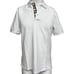 Burberry London men's white nova check placket polo shirt size 2xl