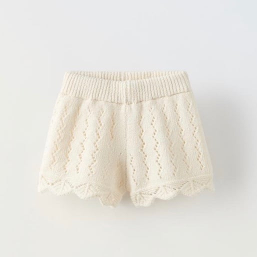 NWT Zara textured shorts 6-9M