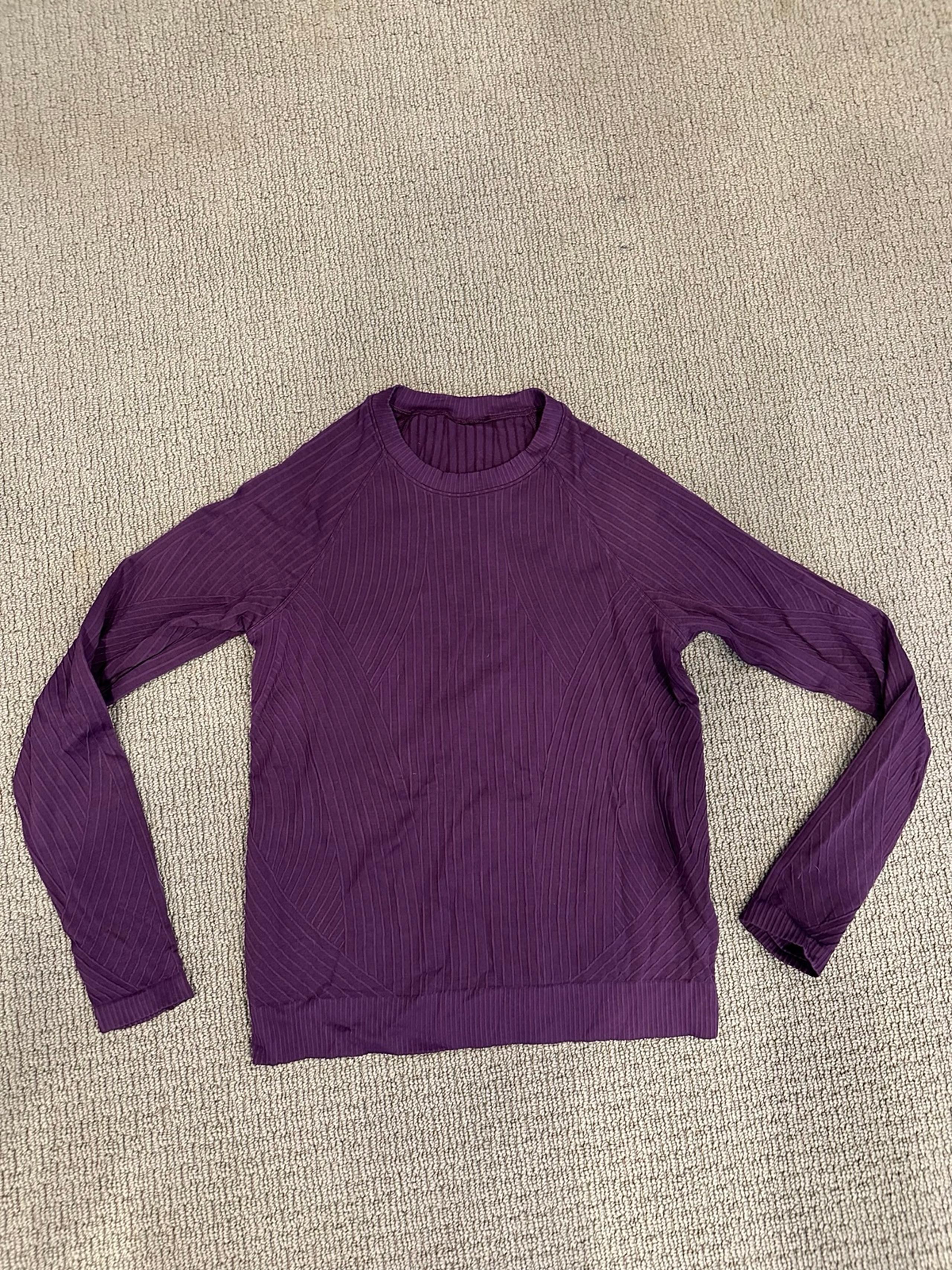 Lululemon Rest Less Pullover Size 8 Dramatic Magenta