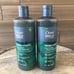 2 BOTTLES DOVE MEN+CARE INNER PEACE HOLY BASIL+HEMP SEED OIL BODY WASH 18 FL OZ