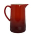 NEW LE Creuset Stone Glazed Pitcher-Cerise (Red) 1.5 Liter 1 5/8 Qt.